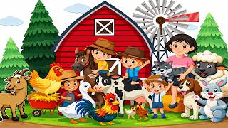 Farm Animals | Children's Songs | Farm Animal Sounds | Cartoons screenshot 4