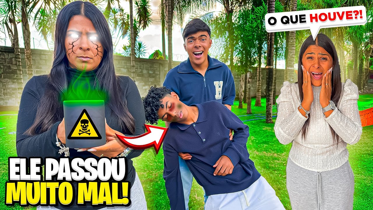 A CLONE DEU ALGO ESTRAGADO PARA O GABRIEL! ELE PASSOU MUITO MAL! SERÁ QUE VAI PRO HOSPITAL?