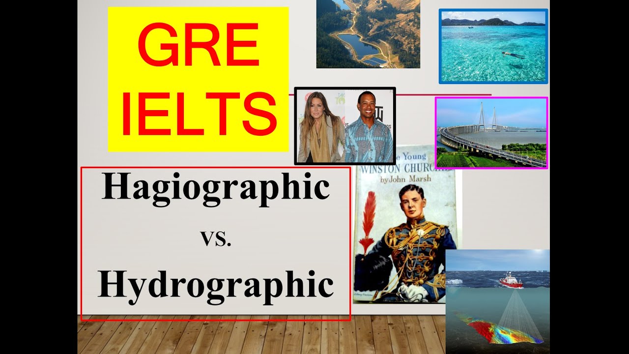 Hagiographic, Hydrographic, confusing GRE and IELTS words | 