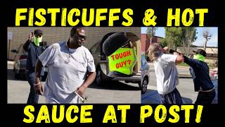 Fool Uses Fisticuffs & Hot Sauce at Post Office!