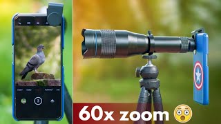 MASSIVE 60X Zoom Lens for Mobile Camera | 60x HD Super Telephoto Lens for Smartphone screenshot 2