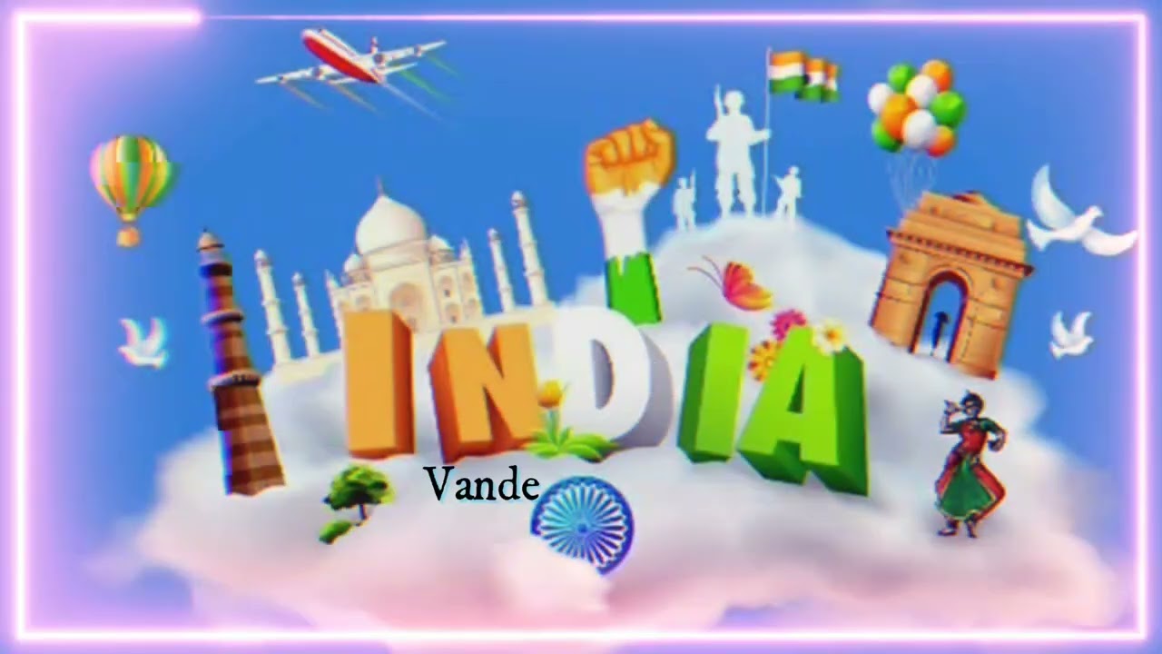 15th August Special | Happy Independence Day | Vande Matram Song | Song lyrics | 