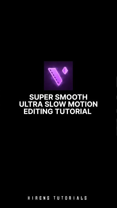 super smooth ultra slow motion editing tutorial 🔥