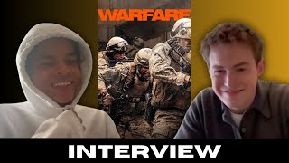 Interview With Warfare Stars Dpharaoh Woon-A-Tai & Kit Connor