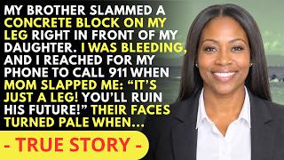 Brother Smashed My Leg With a Concrete Block—Then Mom Slapped Me for Calling 911.