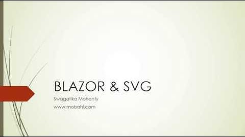 SVG Support in Blazor Client Side App