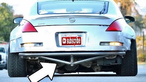 350Z gets a custom rear Bash Bar! (spanish & english)