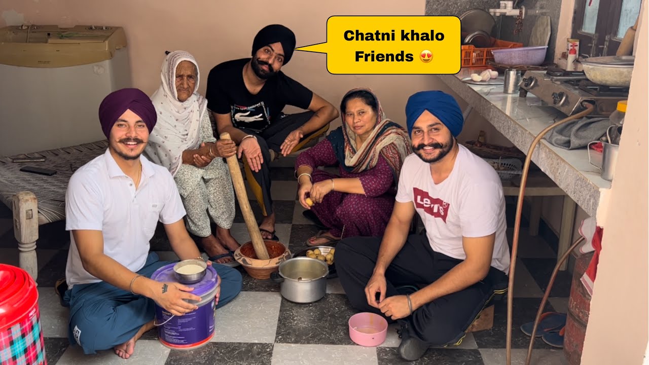 Sanover Di Bebe kolo Hoyi Kutte khani 🥺😂 Bebe De Hath Di Chutney 😍 | Harman khosa |