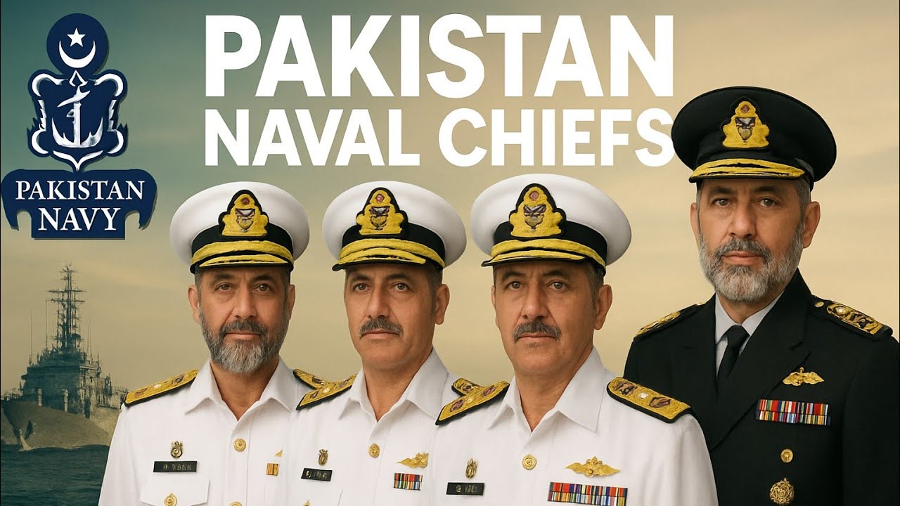 Pakistan Naval Chiefs Since 1947 | Pakistan Navy History