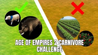 Age Of Empires 2 But I Can't Use Farms Or Berries VS Extreme AI