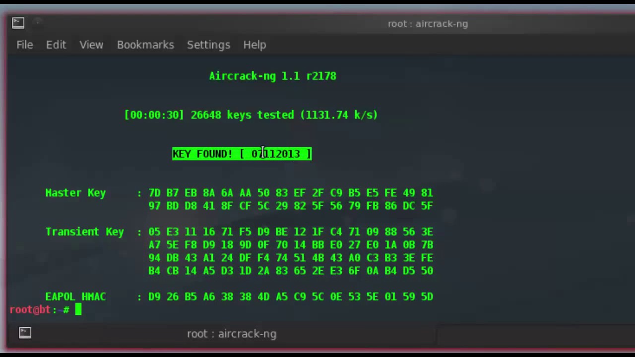 Cracking wpa/wpa2 WiFi Encryption with Dictionary - Wordlist