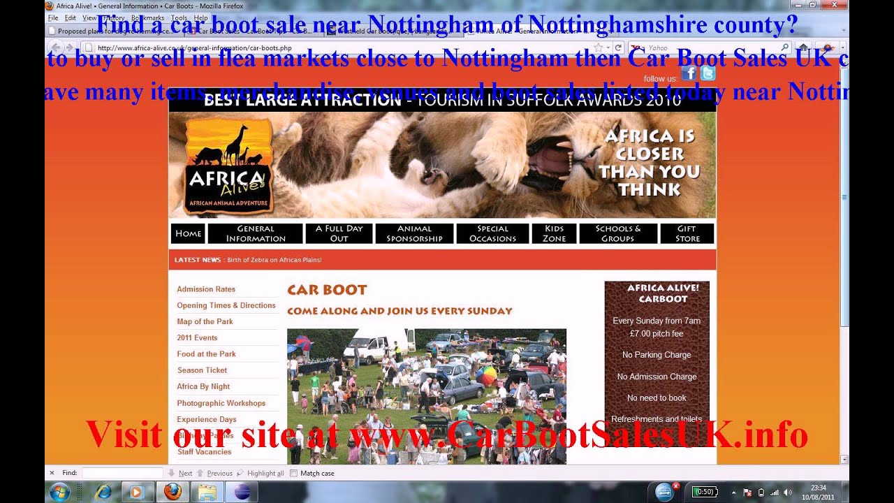 Car Boot Sales Nottingham Flea Market Sites Nottinghamshire YouTube