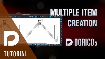 Multiple item creation | Dorico 5