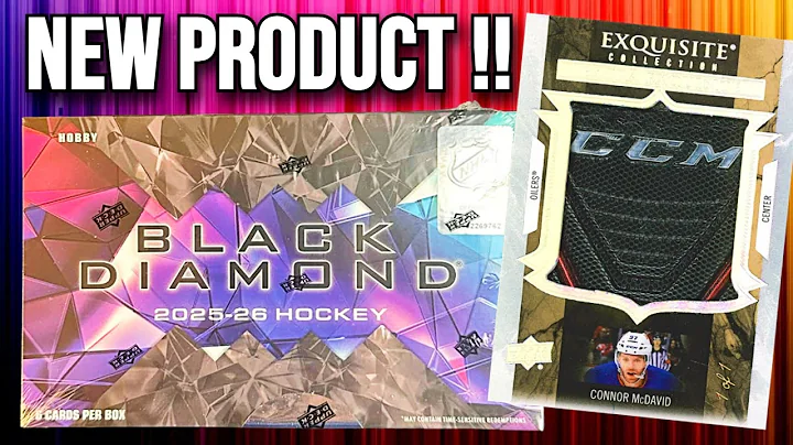 2025-26 Upper Deck Black Diamond Hockey Hobby Box Opening !!