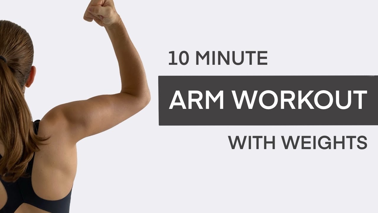 ARMS AND SHOULDERS WORKOUT Beeps Only 10 Minute At Home Workout