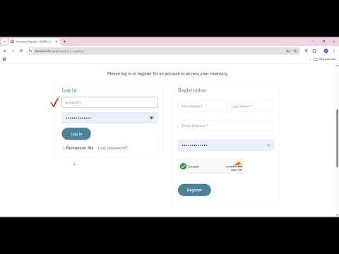 Inventory Registry: How to Register
