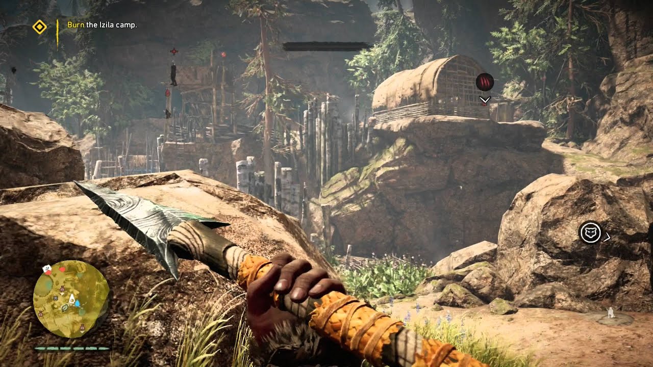 Far Cry Primal Burn The Lzila Camp The Taken Wenja Walkthrough Youtube