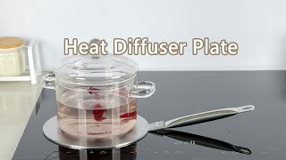 What is heat diffuser plate for induction cooktop
