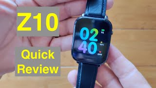 ROGBID Z10 Android 9.1 Apple Watch Shaped 4GB/128GB IP68 Waterproof 4G Smartwatch: Quick Overview