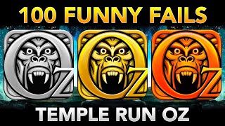 Temple Run Oz 100 FUNNY FAILS | Dark Forest, Whimsie Woods, Emerald City, Winkie Country