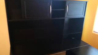 Black Corner Desk