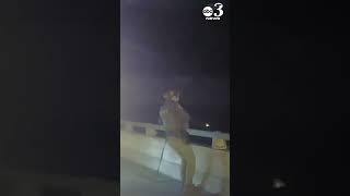 Florida deputy pulls K9 partner to safety after dog attempts to jump 75 feet off bridge