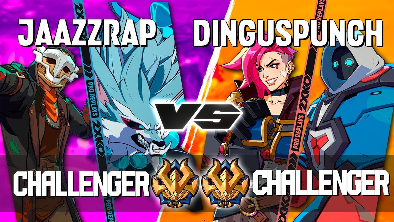 2XKO ▰ JAAZZRAP (Warwick-Ekko) vs DINGUSPUNCH (Vi-Blitzcrank) ▰ 2XKO Pro level replays