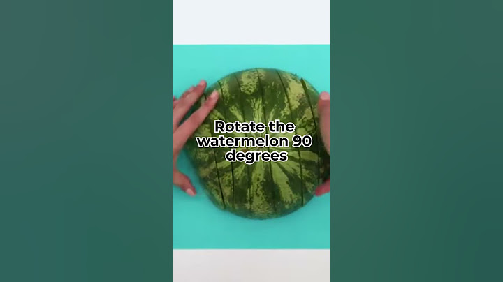 The ultimate hack for cutting watermelons 🍉