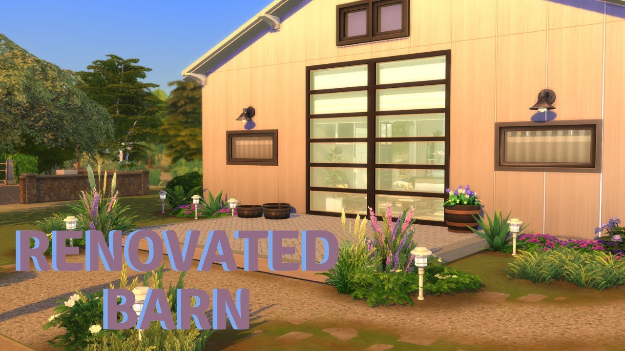Renovated Barn || The Sims 4: Build Tour