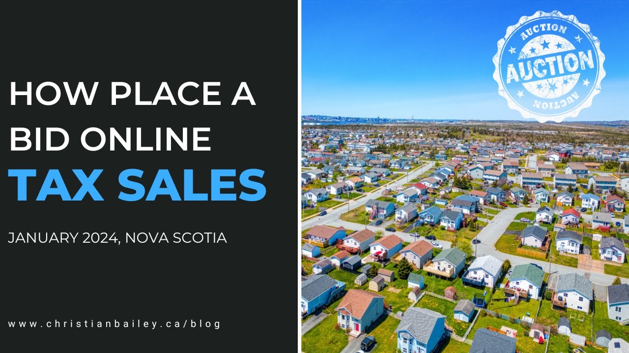 How to place a bid on a property tax sale YouTube