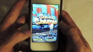 EXCLUSIVE iOS Game Overview: "Subway Surfer" screenshot 5