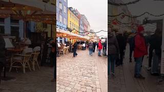 Nyhavn Promenade in Copenhagen #christmas, #holidaydestinations, #denmark