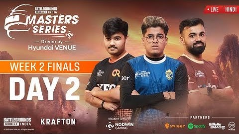 Nodwin Lan Event Live | Week 2 Qualifiers Day 2 Battlegrounds Master Series