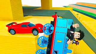 LOKIS IN THE FLYING CAR | Roblox - Car Suspension screenshot 3