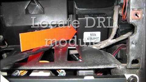 How to disable DRL on Pontiac Firebird 2000