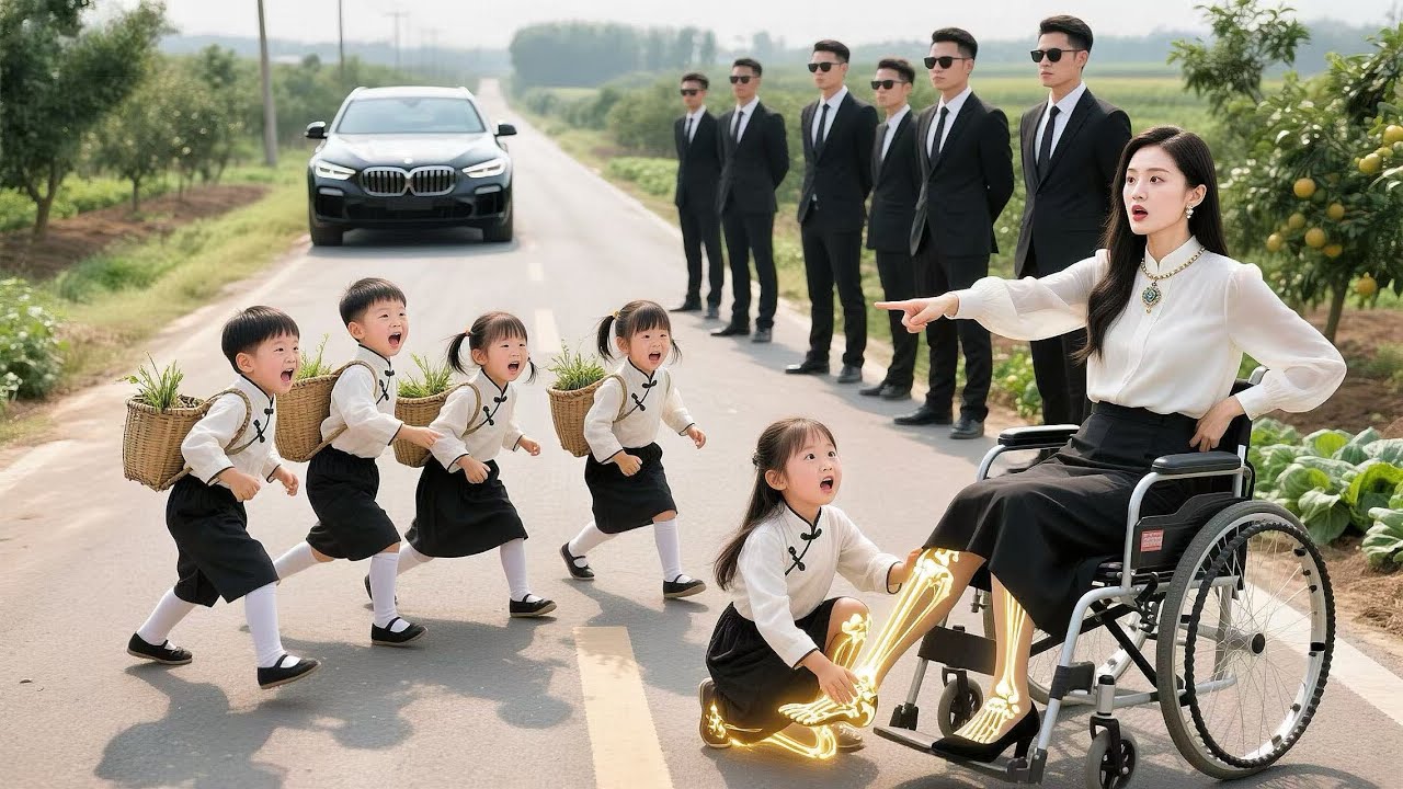 Los quintillizos odiaban a las chicas falsas… pero al ver a la bella presidenta, gritaron: “¡Mami!”