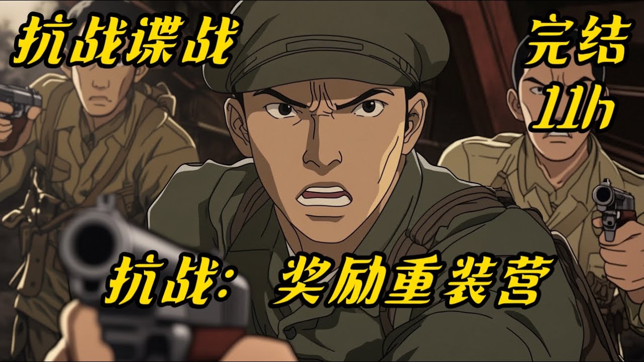 《抗战：奖励重装营》#战争#动漫#有声#开局穿越1935年绑定签到系统，激活复制技能。【签到成功，获得信号旗特种部队】【签到成功，获得德械师一支】【签到成功，获得轻工业大全一套】