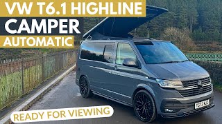 Stunning VW T6.1 Highline Camper, Auto, Tailgate (READY FOR VIEWING) by Highlife Campers UK 5,795 views 4 months ago 11 minutes, 10 seconds