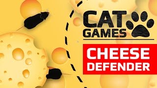CAT GAMES - 🐭 CHEESE DEFENDER (ENTERTAINMENT VIDEOS FOR CATS TO WATCH) screenshot 5