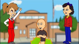 Clic Caillou Wears A Diaper To Schoolgrounded