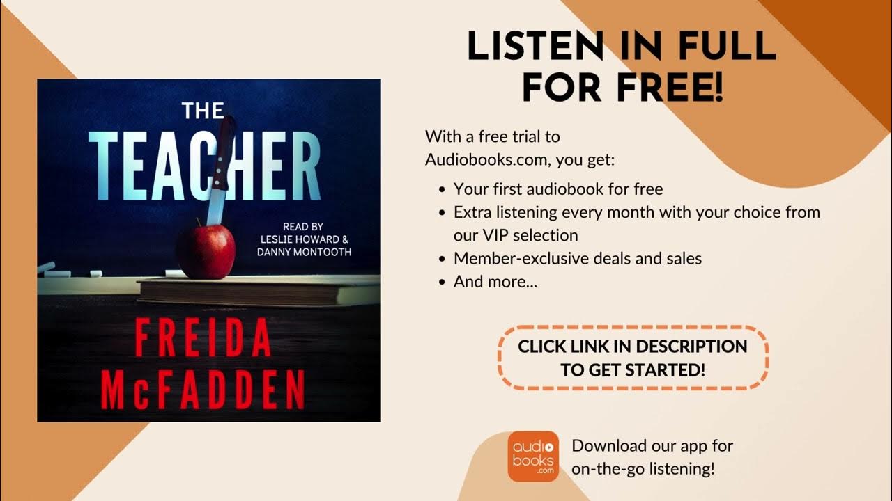 The Teacher by Freida McFadden Audiobook Excerpt YouTube