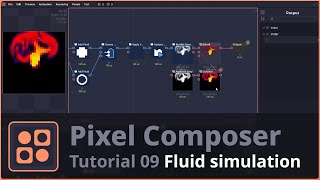 【Pixel Composer Tutorial】09: Fluid Simulation