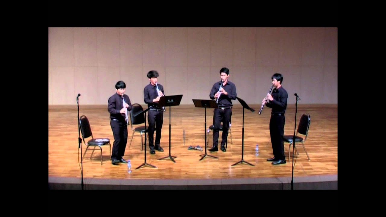 Super Mario Bros. For 4 Clarinets - Koji Kondo(B.1960) (Cu Clarinet Ensemble)  - Youtube
