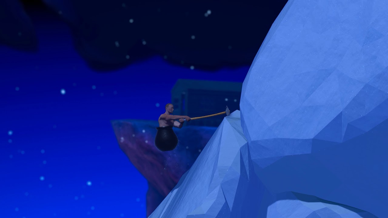 Getting Over It Ice Wall Youtube