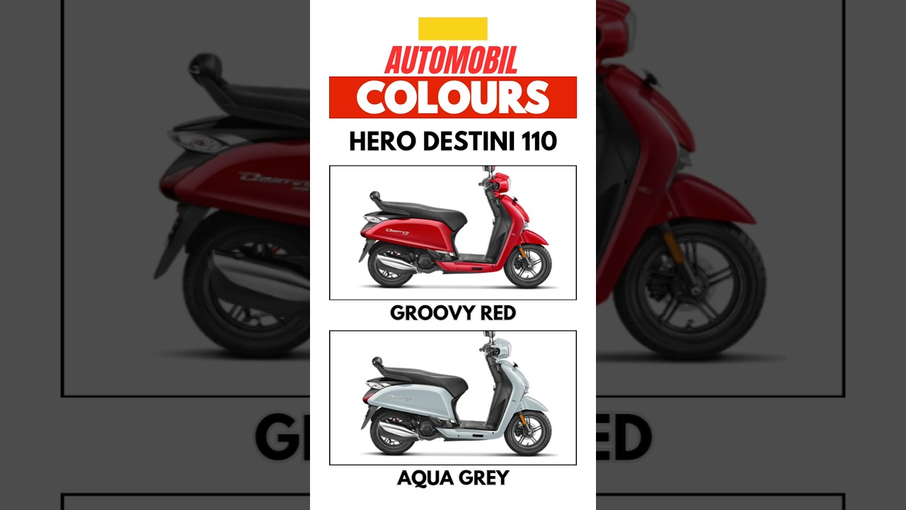 HERO DESTINI 110 COLOURS OPTIONS TO CHOOSE| 