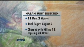 Full jury selected in Fort Hood trial
