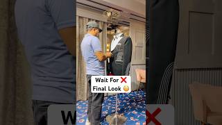 “End Tak Dekho 🤵#tuxedo #mensfashion #groomwear #transformation #luxurystyle #shorts #fashion #yt