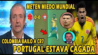 PRENSA MUNDIAL EN SHOCK¡¡ COLOMBIA HUMILLO A PORTUGAL MUERTAS DEL MIEDO ROBO DAVINSON