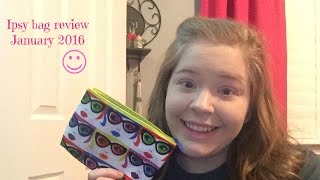 Ipsy bag review for January 2016