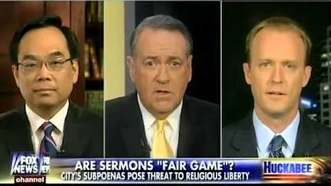 Erik Stanley and Pastor Khanh Huynh discuss Houston subpoenas of sermons on Huckabee
